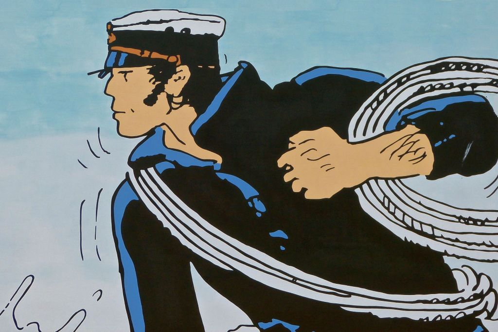 Dettaglio dal fumetto "Corto Maltese" di Hugo Pratt