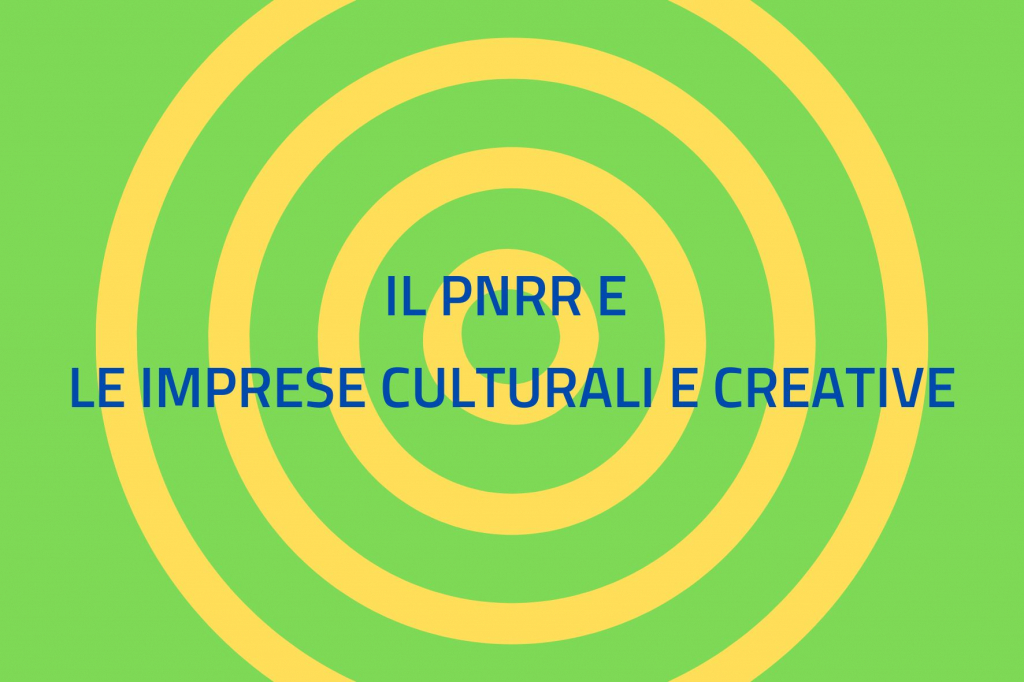 Layout grafico sezione PNRR e Imprese Culturali e Creative