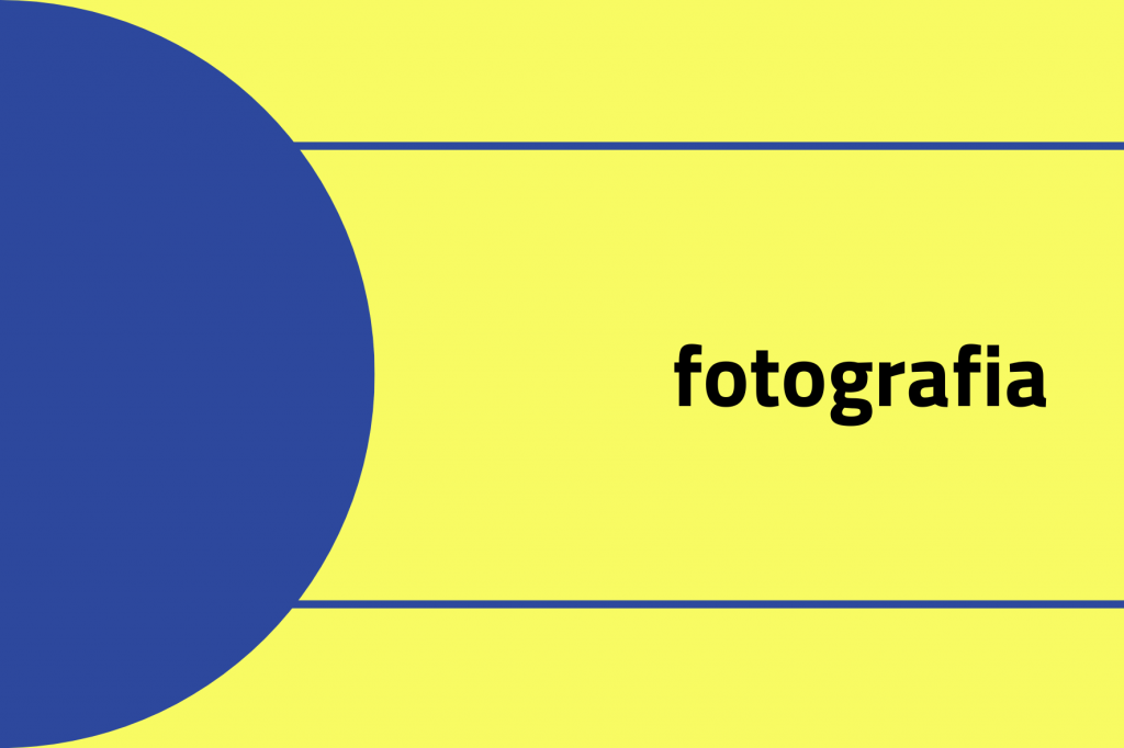Layout grafico per la sezione "Fotografia"